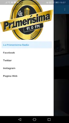 La Primerisima 91.0FM android App screenshot 1